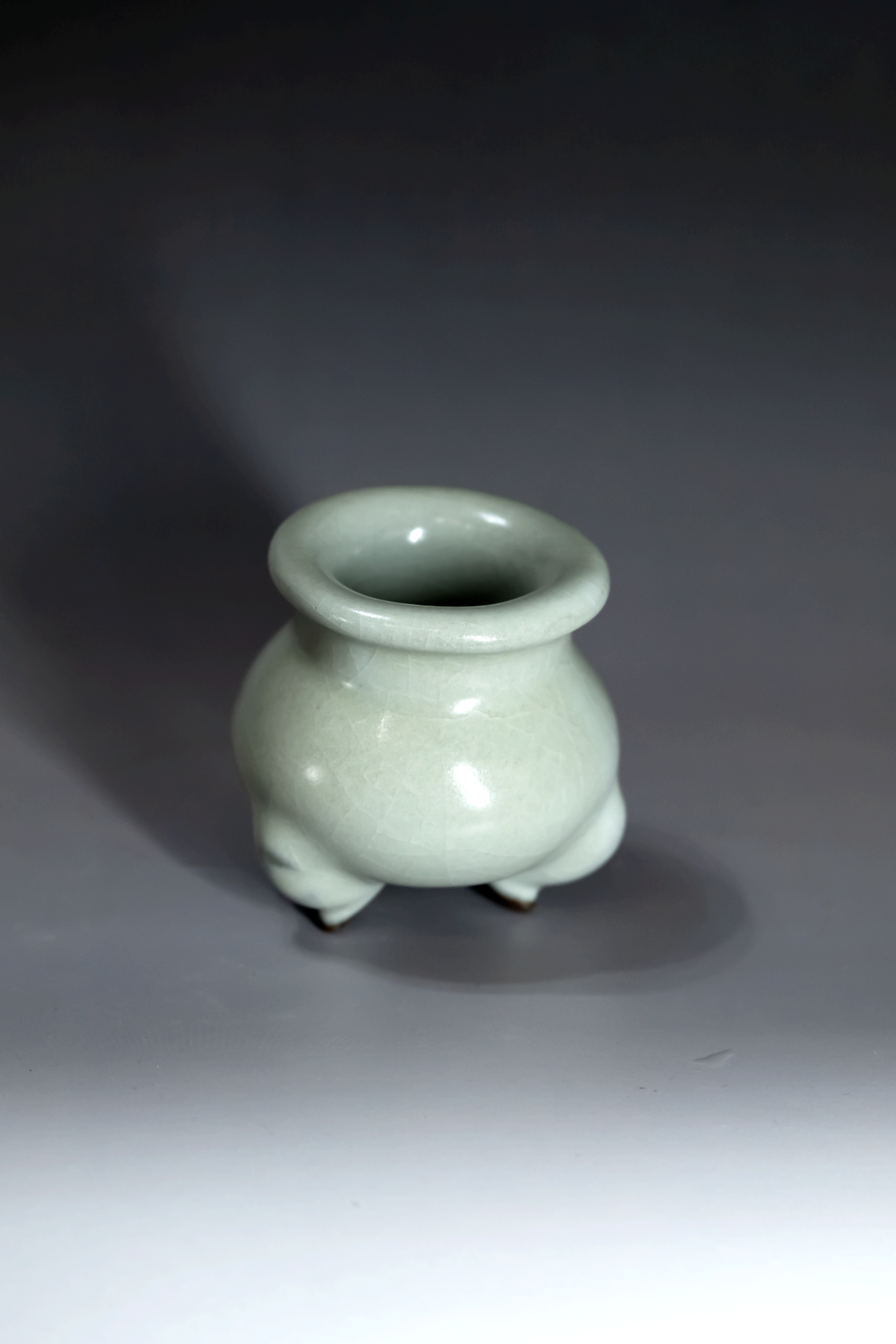 Kaifeng Guan Porcelain - Three - legged Censer (from Henan)